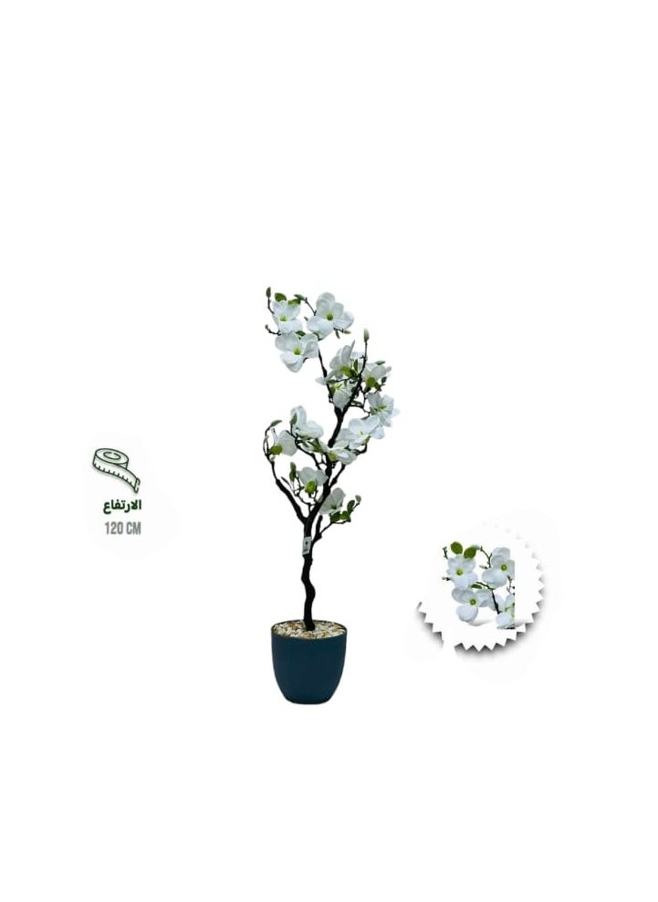 AL KHALDIYA Artificial decorative plant tree with pot, 120 cm 