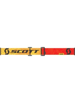 Scott Prospect 6DAYS Spain MX Offroad Goggles Red Yellow w Yellow Chrome Lens  - Image 1