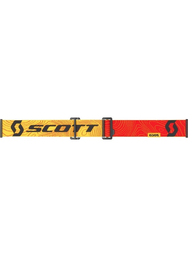 Scott Prospect 6DAYS Spain MX Offroad Goggles Red Yellow w Yellow Chrome Lens  - Image 1