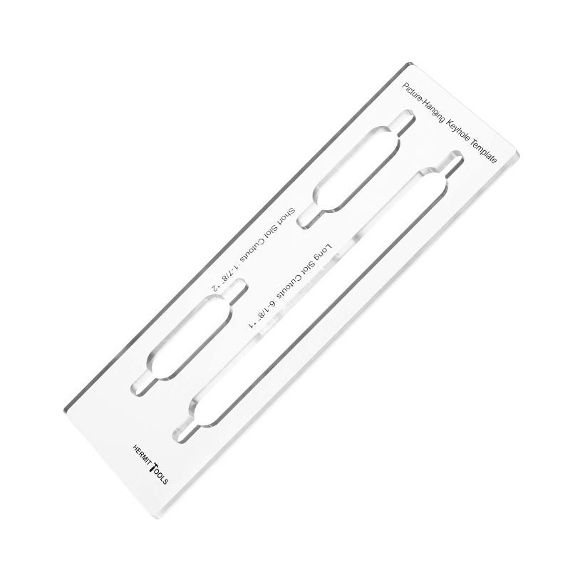 HERMIT TOOLS 93 Inches PictureHanging Keyhole Templates