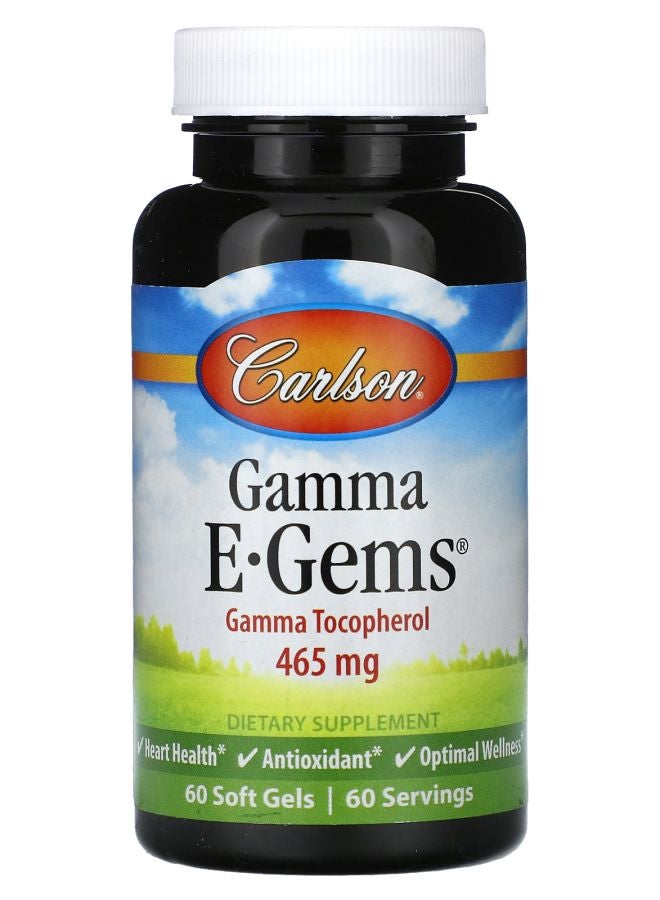 Gamma E-Gems 465 mg 60 Soft Gels
