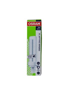 Osram 5-Piece Dulux D 2 Pin Day Light Double Twin Tube 13 Watt Energy Saving Bulb Cool White  - Image 2