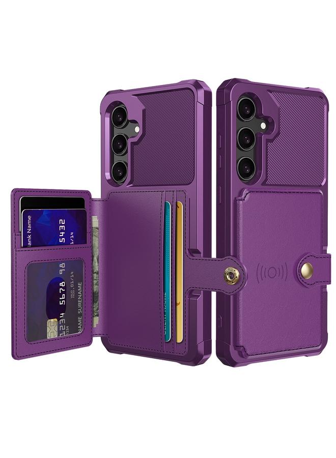 S-TOP Case For Samsung Galaxy A55 5G Magnetic Wallet Card Bag Leather Phone Case - Image 1