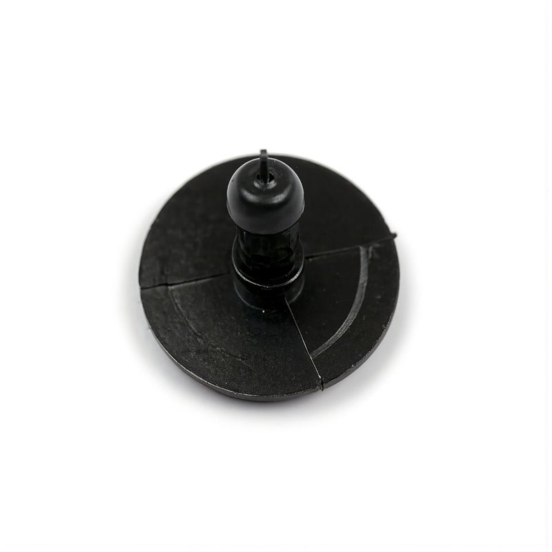 Clog Shoe Buttons Black 14mm x 9mm Replacement Fasteners for Outdoor Daily Use - Image 2