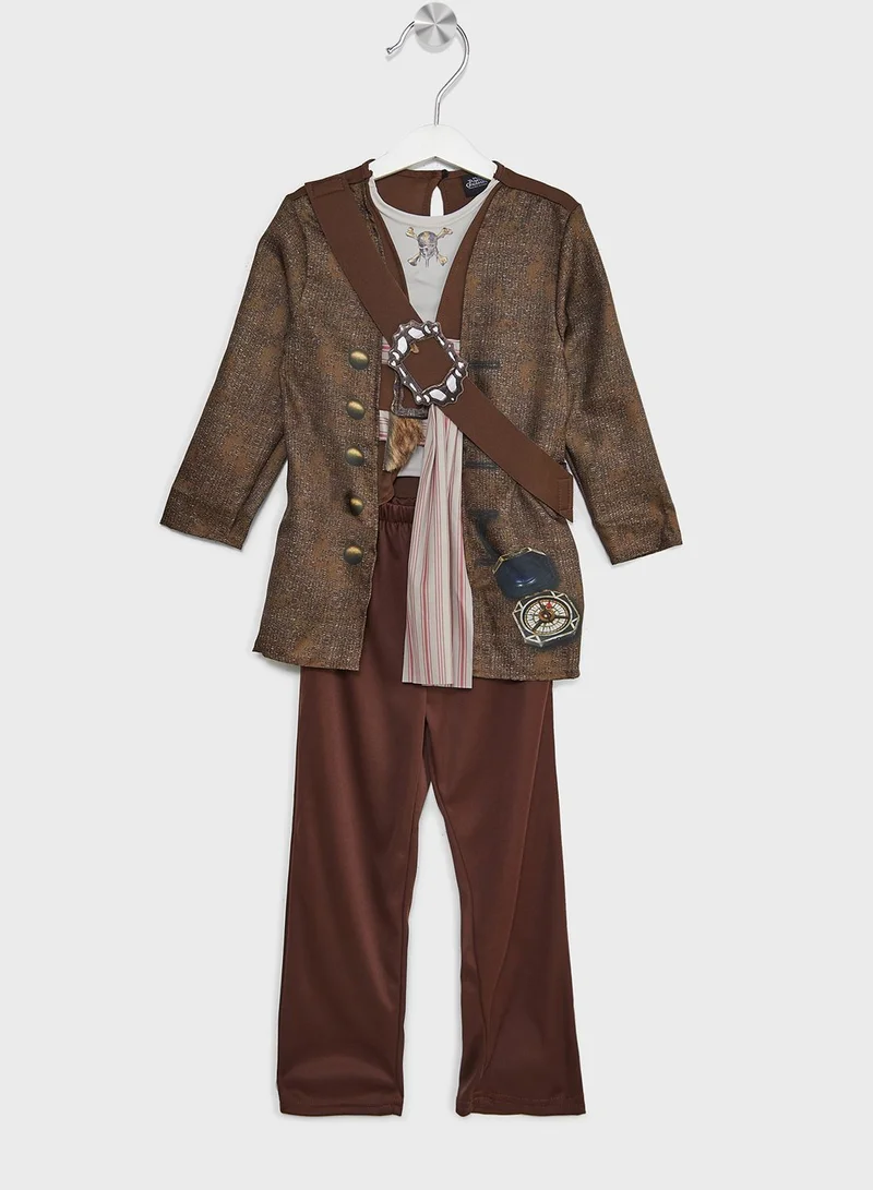Rubies Costume Kids Disney Pirates Caribbean Jack Sparrow Costume