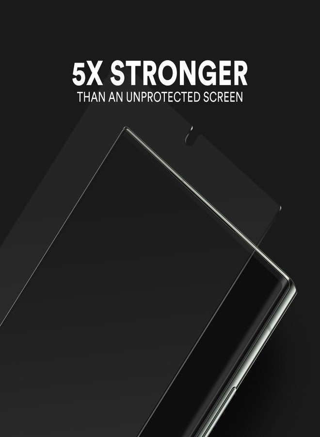 BodyGuardz Pure 3 Glass Screen Protector for Samsung Galaxy 24 Ultra, Maximum Strength Tempered Glass, Edge to Edge Coverage, Easy Installation, Crystal Clear, Perfect Touch Sensitivity - Image 2