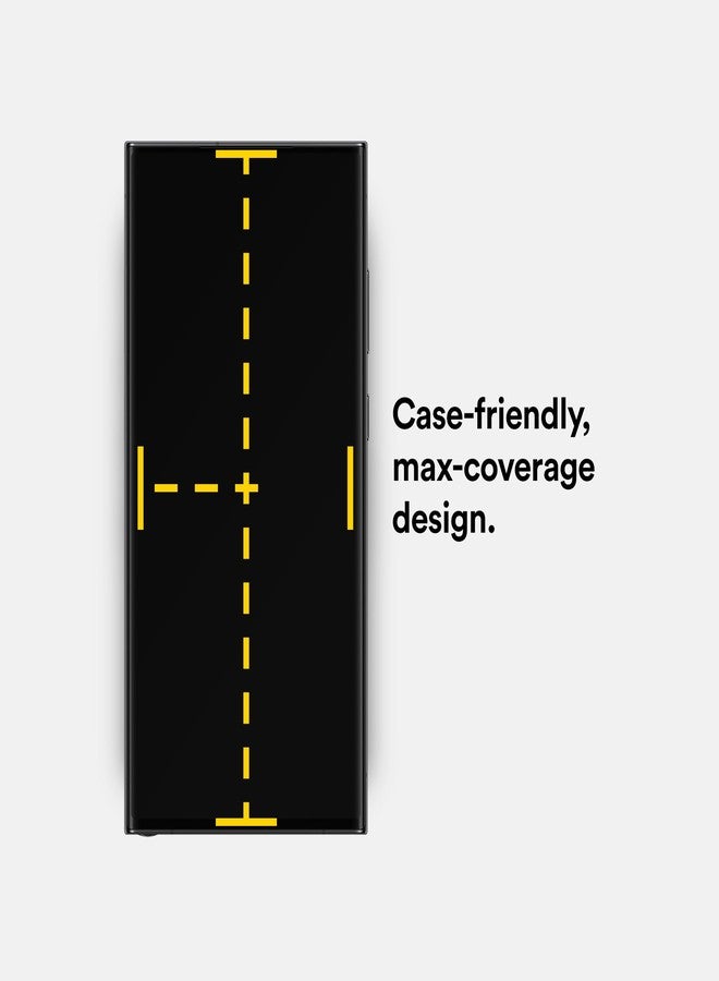 BodyGuardz Pure 3 Glass Screen Protector for Samsung Galaxy 24 Ultra, Maximum Strength Tempered Glass, Edge to Edge Coverage, Easy Installation, Crystal Clear, Perfect Touch Sensitivity - Image 5