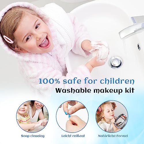 Mrabbitoo Kids Makeup Sets for Girls - Makeup for Kids 8-12, Maquillaje para Niñas, Play Make Up Kit, Non Toxic Best Toys for Little Girl, Princess Toddler Kid Stuff, Ages 345679 10 Year Old Girl Birthday Gifts - Image 5