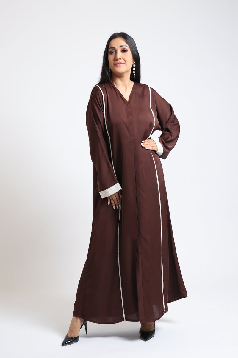 Nikias Brown Nida Abaya - Image 3