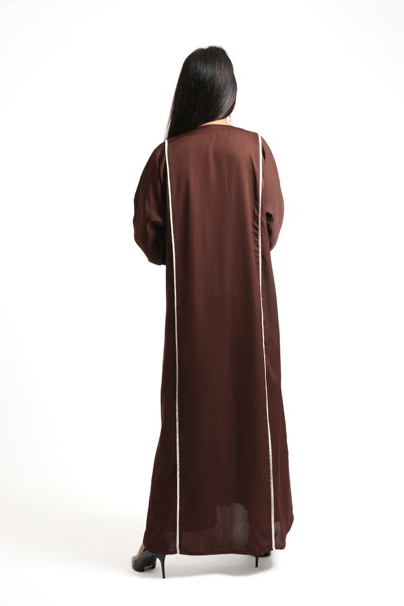 Nikias Brown Nida Abaya - Image 2