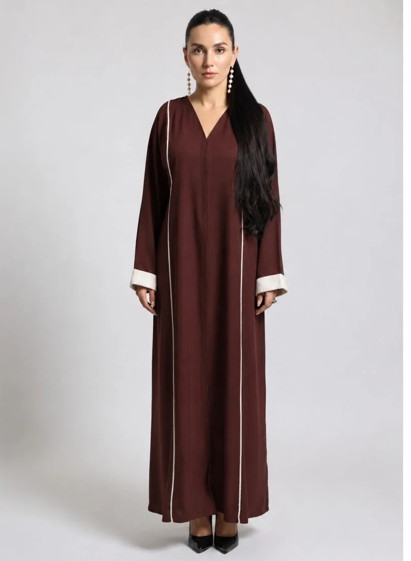 Nikias Nikias Brown Nida Abaya