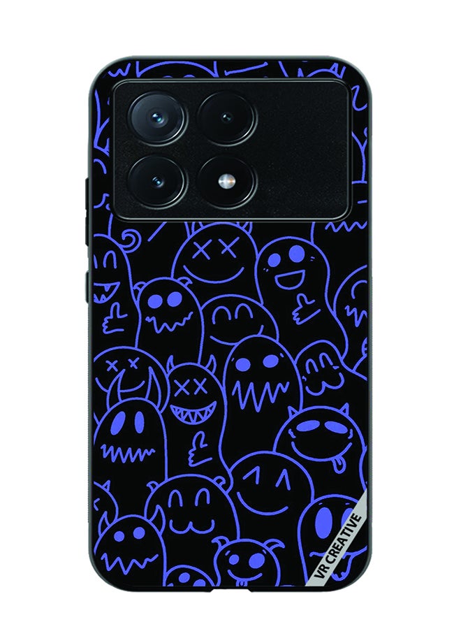VR CREATIVE Protective Case Cover For Xiaomi Poco X6 Pro Halloween Design Multicolour - Image 1