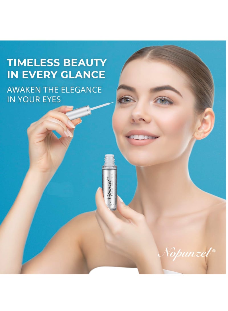 Eyelash Growth Serum: Lash Serum for Eyelash Growth with Advanced Formula - Lash Enhancing - Eyelash Conditioner for Thicker Longer Stronger Fuller Eyelashes and Eyebrows - 4ml