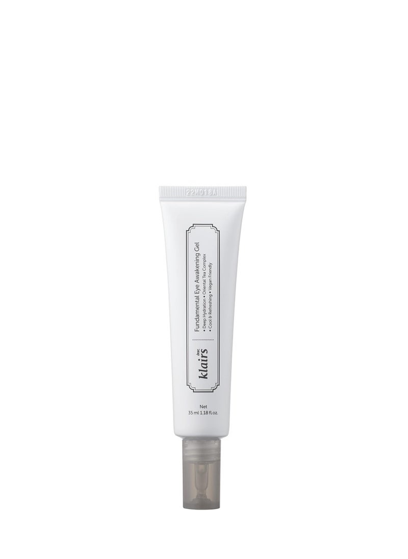 DearKlairs [DearKlairs] Fundamental Eye Awakening Gel 35ml | Vegan, Improves Dark Circles with de-Puffing and Anti-oxidizing for Bags, Puffy Under Eye Treatment for Women  - Image 1