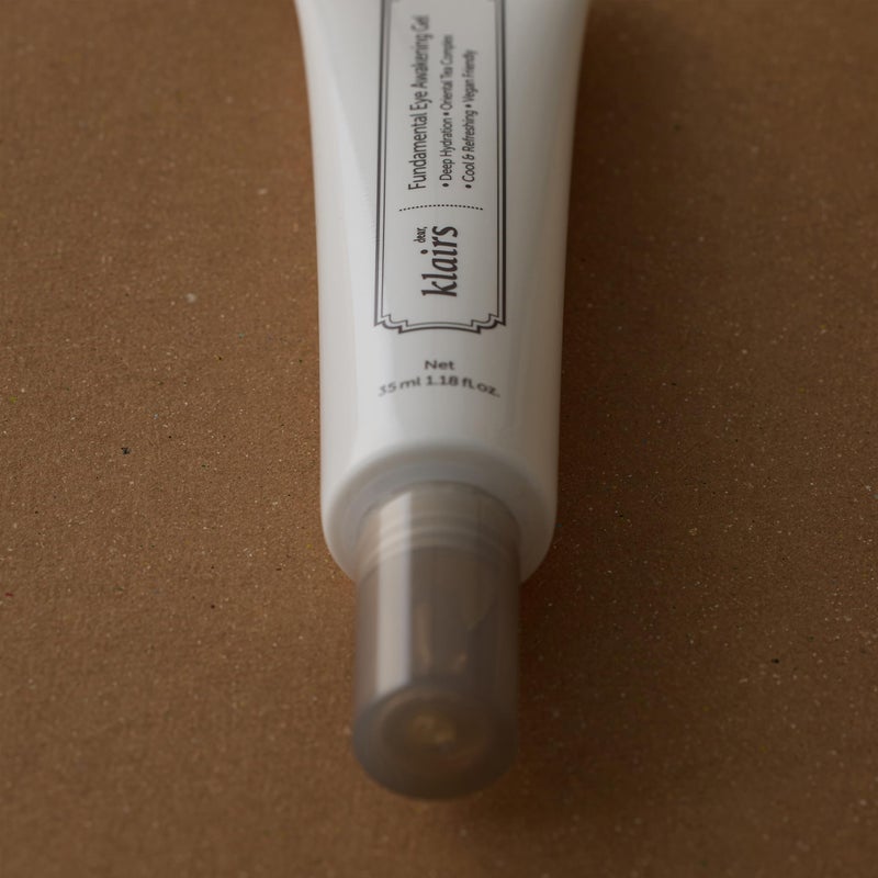 DearKlairs Fundamental Eye Awakening Gel, Vegan, Improves Dark Circles with De-Puffing, Anti-Oxidizing for Bags, Puffy, Korean Skincare 1.18 Fl Oz - Image 4