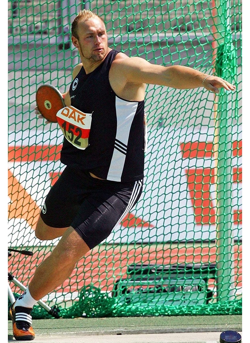 YMD 2 Kg Discus Throw Wooden Competition Practice Discus Throw for Men  - Image 2