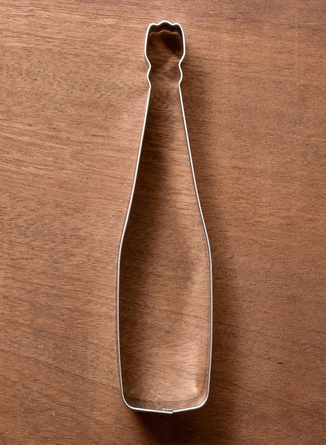 LILIAO Champagne Cookie Cutter Wedding Fondant Biscuit Cutter - 1.7 x 5 inches - Stainless Steel - Image 3