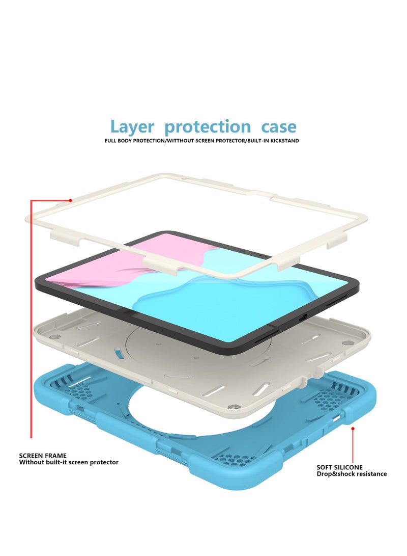 GULFLINK Rugged Heavy Duty Protective Case  for ipad 10th 10.9 inch 2022（A2757/A2777）Sky blue - Image 4