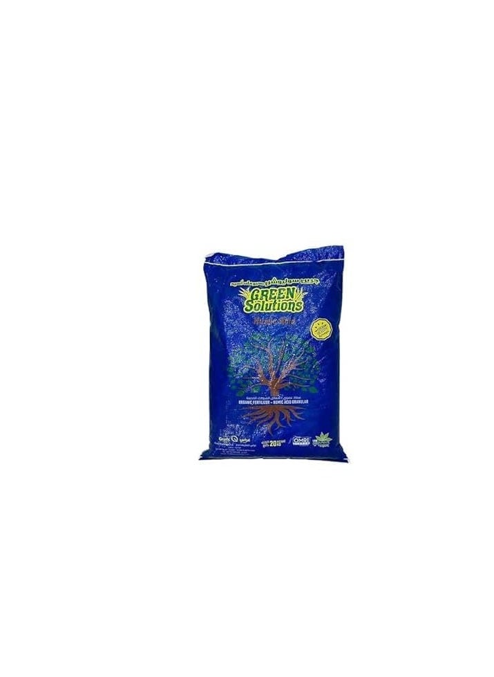 General Green Solution Organic Humic Acid Granules Fertilizer 20 Kg is a high Quality Organic Soil Amendment Designed to Improve Soil Structure Enhance Nutrient Availability and Promote Overall Plant Health.  - Image 2