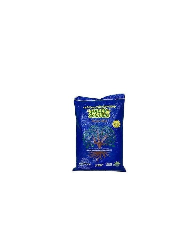 General Green Solution Organic Humic Acid Granules Fertilizer 20 Kg is a high Quality Organic Soil Amendment Designed to Improve Soil Structure Enhance Nutrient Availability and Promote Overall Plant Health.  - Image 3