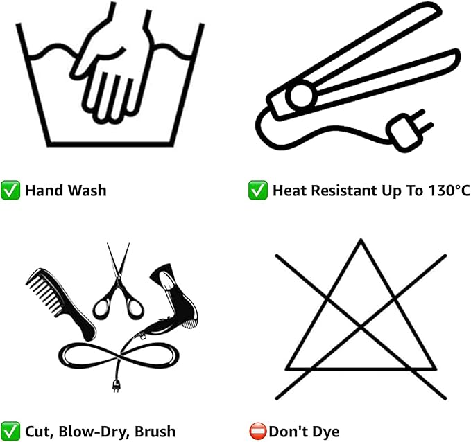 CAISHA 20 Hairpiece Clip On Ponytail Extension Wavy Black Purple Mix HCB41