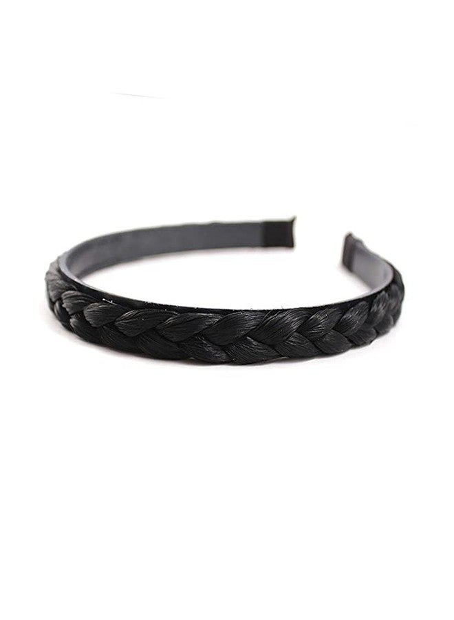 BAKEFY- Womens Girls Braided Headband Synthetic Hair Plaited Head Band Hairband (Pack of 1) - Image 5