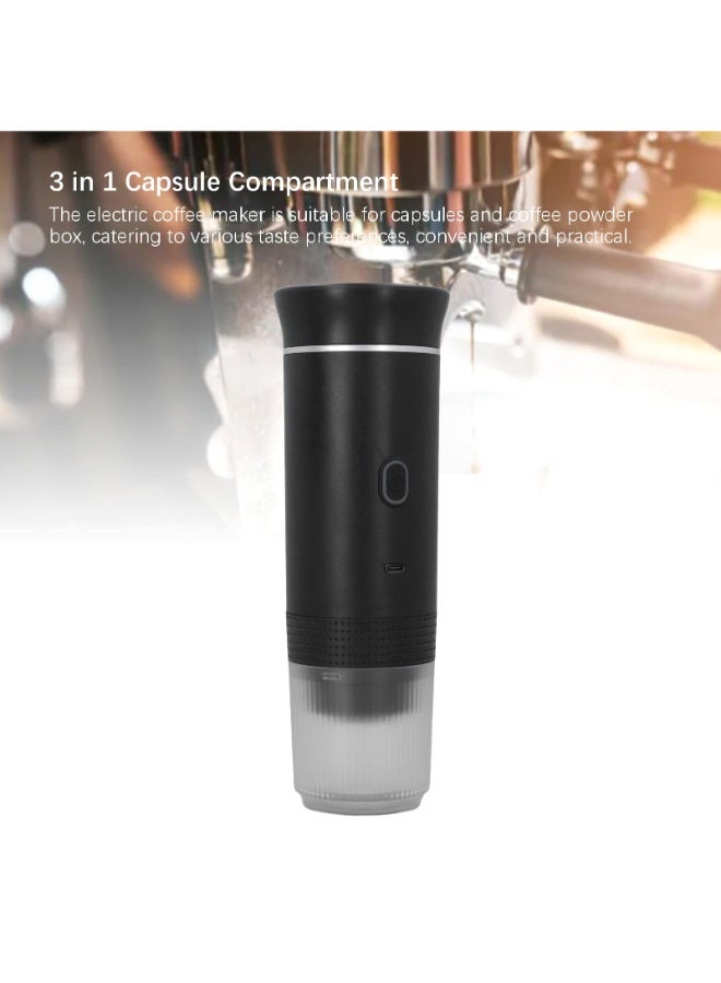 SUKILO SUKILO Portable Electric Espresso Coffee Machine, 15 Bar Pressure, 3-in-1 Compatible with Nespresso/DG Capsules & Ground Coffee, Self-Heating 7500mAh Battery, Mini Travel Coffee Maker  - Image 3