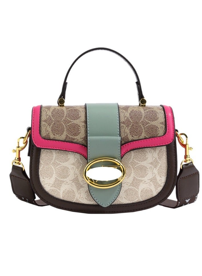 Nariele Fashionable And Versatile Texture Retro Hand-held Shoulder Bag