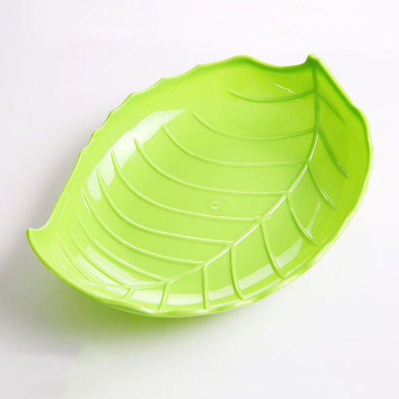 6pcs Tree Leaf Fruit Dish Creative Fruit Plates Candy Dish Dried Fruit Tray for Party Home (Random Color) - Image 5