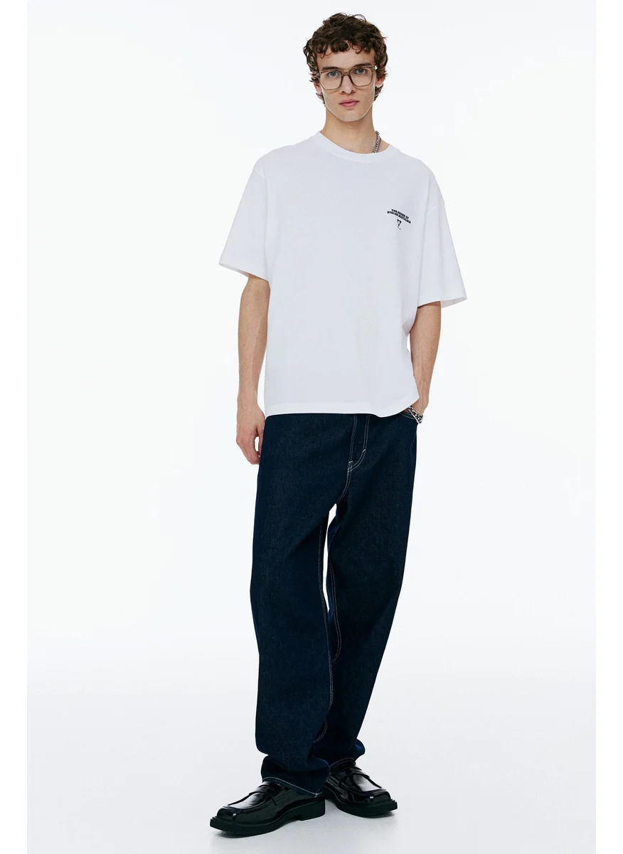 H&M Relaxed Fit Cotton T-Shirt