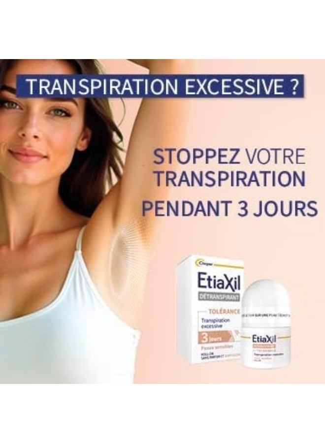 Etiaxil Detranspirant Underarms Sensitive Skin Roll-on 15 ml - Image 5