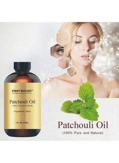 First Botany 100% Pure Patchouli Essential Oil - Premium Patchouli Oil for Aromatherapy, Massage, Topical & Household Uses - 1 fl oz (Patchouli)  - Image 3