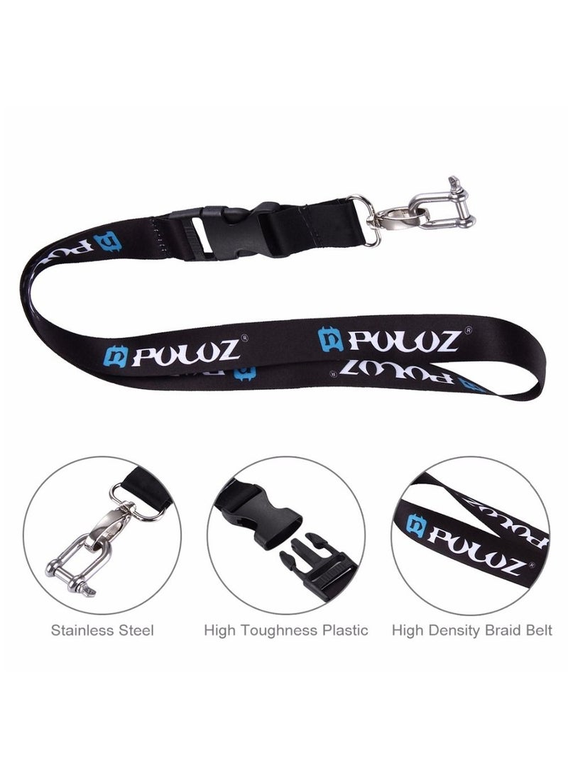 PULUZ - Long Neck Strap Lanyard Sling 60cm Detachable for GoPro Hero11 Black / HERO10 Black / HERO9 Black /HERO8 / HERO7 /5 Session /4 Session /4 /3+ /3 /2 /1 / Max, DJI OSMO Action & Other Action Cameras - Image 1