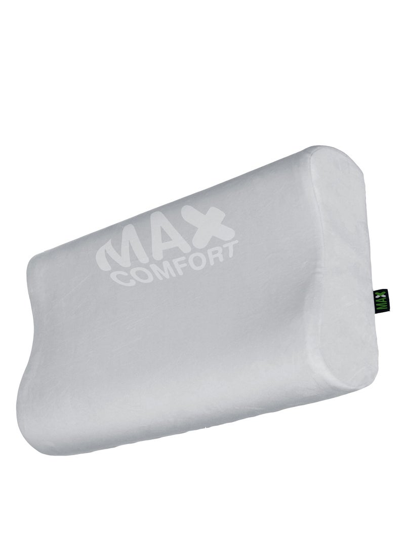 Max Comfort Medical bed pillow for sleeping, American memory foam to prevent neck pain, 60 * 30 * 11, Off White  - Image 2