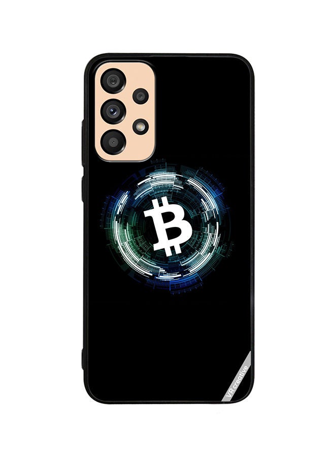 VR CREATIVE Protective Case Cover For Samsung Galaxy A33 5G Bitcoin Design Multicolour - Image 1