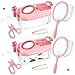 Big Gun 2 Set Bug Catcher for Kids Educational Bug Catching Kit Including Butterfly Net Insect Clip Tweezer Outdoor Toys for Kids Ages 310 Pink - Image 2