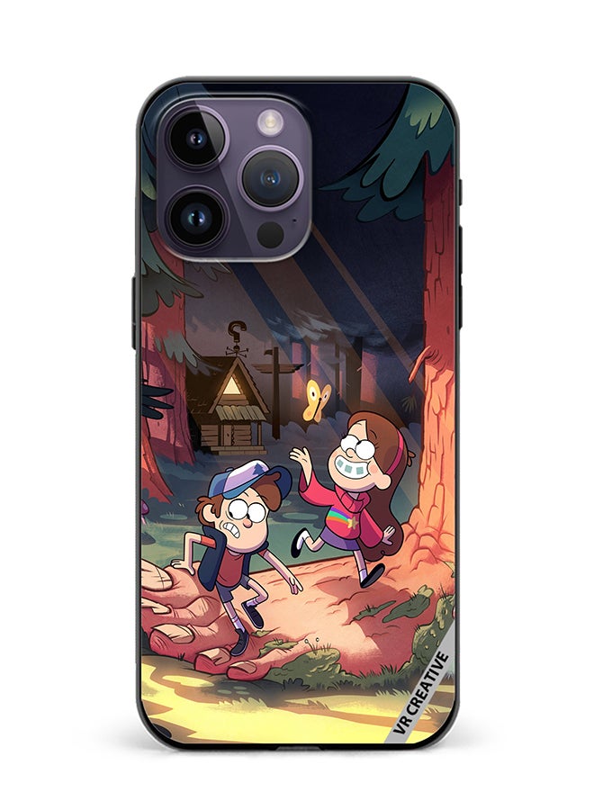 VR CREATIVE Protective Case Cover For Apple iPhone 16 Pro Gravity Falls Design Multicolour - Image 1