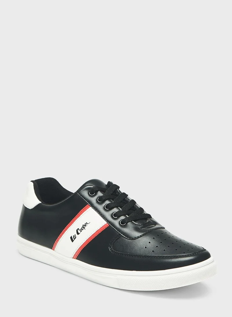 لي كوبر Lace Up Low Top Sneakers