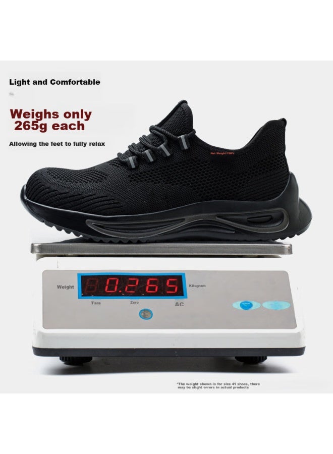 Old housekeeper Laoguanjia Safety Shoes For Men, Summer Breathable, Steel Toe, Electrician Insulated 10Kv, Lightweight Work Site Functional Shoes, Size 40 - Image 4