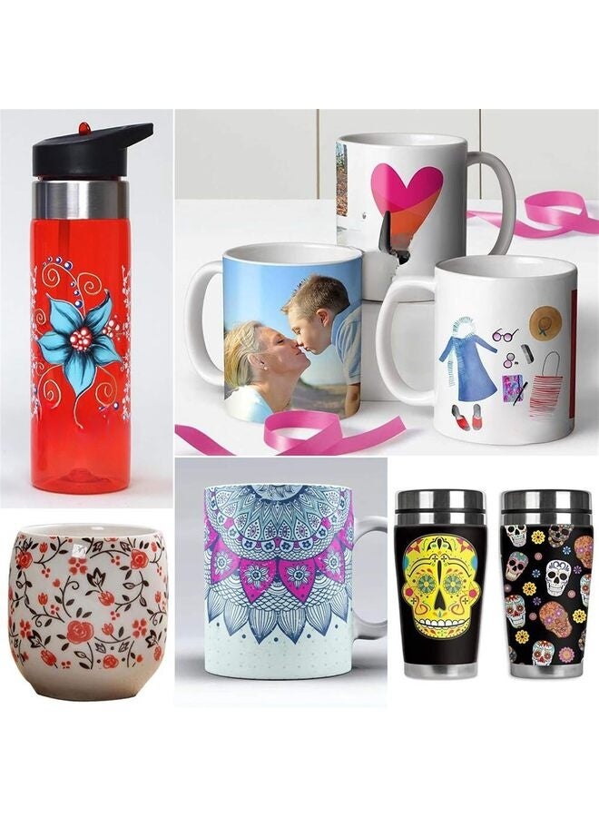 Sublimation Shrink Wrap Sleeves,5x10 Inch White Sublimation Heat Transfer Shrink Film Bags for Mugs,Cups,Tumblers,Blanks - Image 5