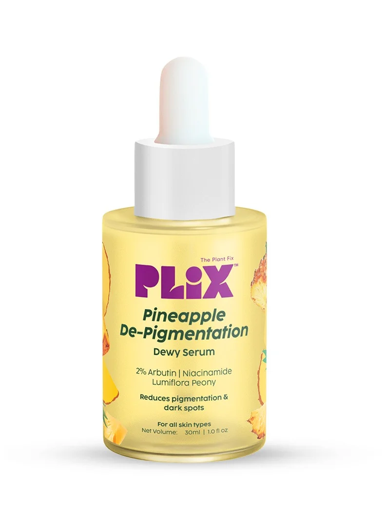 PLIX THE PLANT FIX Pineapple Pigmentation Skincare Kit For Dark Spot Removal Facewash, Face Serum and Moisturizer Combo for Women And Men, Pack of 3
