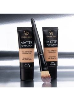 Golden Rose Matte Perfection Full Coverage Foundation - NATURAL 3  - Image 3