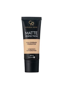 Golden Rose Matte Perfection Full Coverage Foundation - NATURAL 3  - Image 4