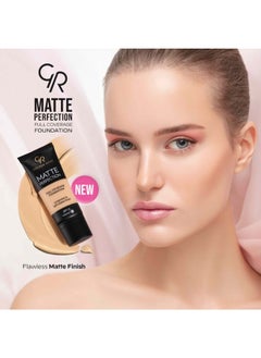 Golden Rose Matte Perfection Full Coverage Foundation - NATURAL 3  - Image 5