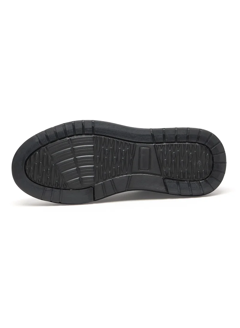 U.S. Polo Assn. Women's Stylish Black Low-Top Casual Sneakers - Chunky Outsole With Foam Padding, Lace-Up Design for Everyday Style