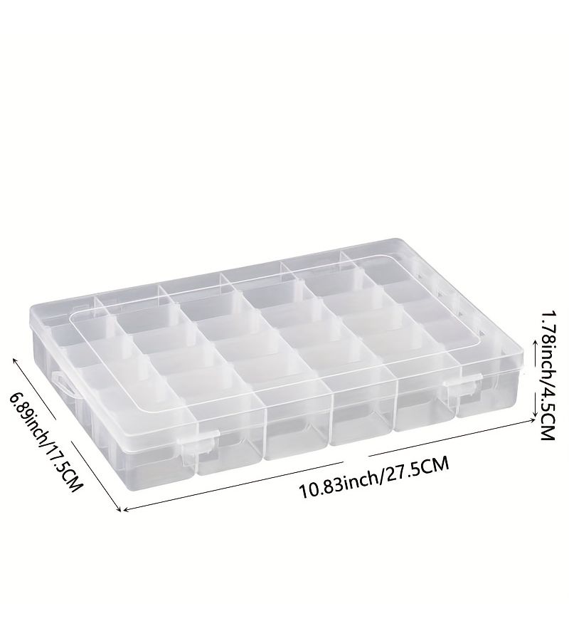 63V 100V Calibration Square Correction Capacitor Box 24 Grids 101J 102 104 105 222 223 472 473 474J 225J - Image 2
