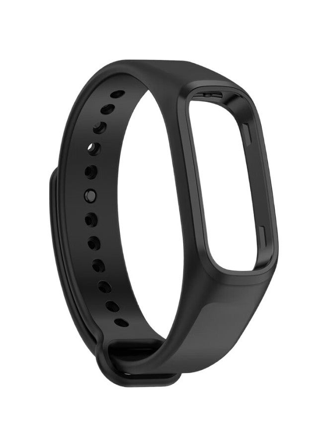 KMaxAI Compatible Silicone Strap For Oppo Band, Energetic Version/Fashion Version/Nfc Version Bracelet, 1St Generation Colorful Replacement Watch Band, Fresh Sports Band, Black - Image 2