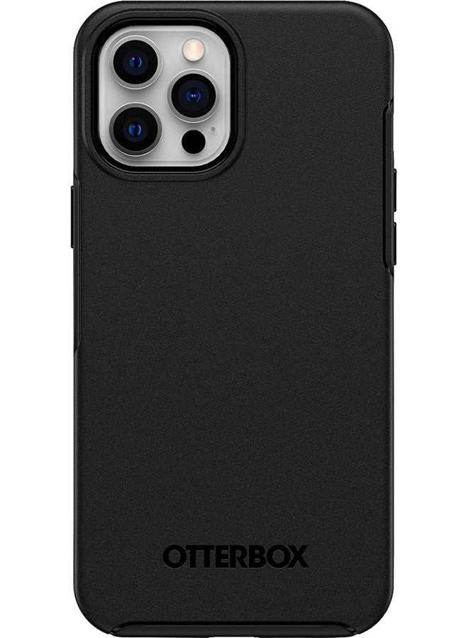 Otterbox OtterBox iPhone 12 and 12 Pro Symmetry Series+ Case - Black, Ultra-Sleek, Snaps to MagSafe, Raised Edges Protect Camera & Screen  - Image 2