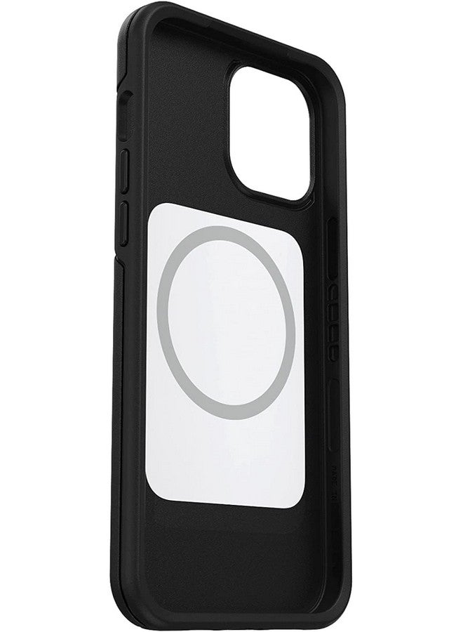 Otterbox OtterBox iPhone 12 and 12 Pro Symmetry Series+ Case - Black, Ultra-Sleek, Snaps to MagSafe, Raised Edges Protect Camera & Screen  - Image 3