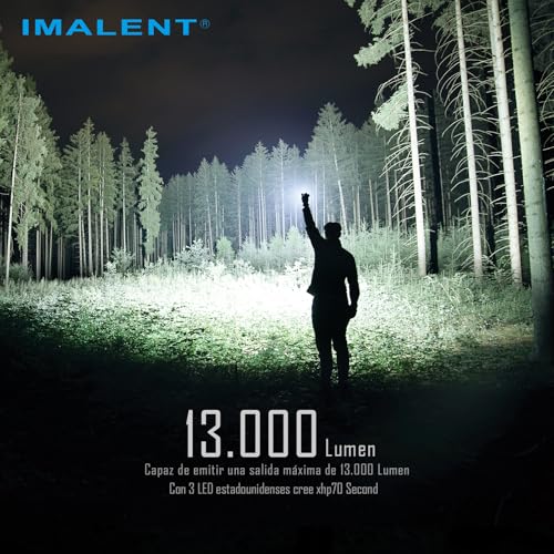 IMALENT MS03 Rechargeable EDC Flashlight, Compact 13000 Lumens LED Flashlight with USB-C Charging, High Output Pocket Flashlight for Outdoor Camping Emergency and Everyday Carry (Warm Light) - Image 3